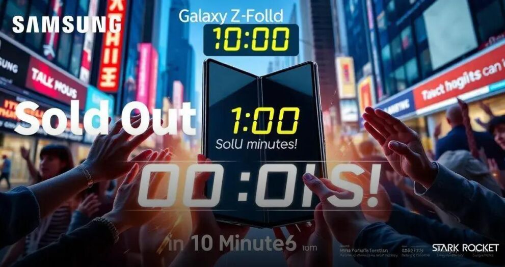 Samsung Galaxy Z Fold 6: Vendeu Tudo em 10 Minutos!